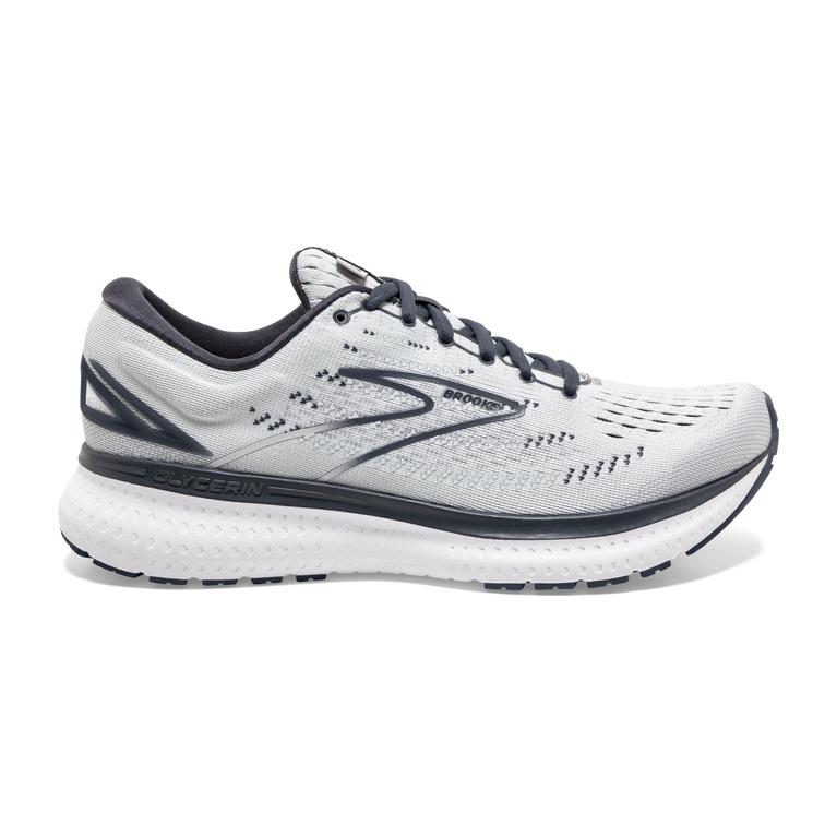 Brooks Glycerin 19 Women's Road Running Shoes - Grey/Ombre/White (04789-CZHB)